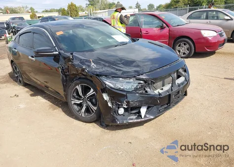 2016 Honda Civic Touring из США, поврежденный, VIN 19XFC1F99GE001985